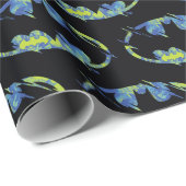 Electric Up Batman Symbol Geschenkpapier (Rolleneckpunkt)