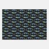Electric Up Batman Symbol Geschenkpapier Set (Vorderseite 3)