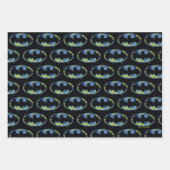 Electric Up Batman Symbol Geschenkpapier Set (Vorderseite 2)