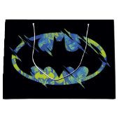 Electric Up Batman Symbol Große Geschenktüte (Vorderseite)