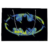 Electric Up Batman Symbol Große Geschenktüte (Rückseite)