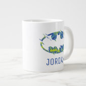 Electric Up Batman Symbol Jumbo-Tasse (Vorderseite Rechts)
