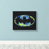 Electric Up Batman Symbol Leinwanddruck (Insitu (Holzboden))