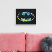 Electric Up Batman Symbol Leinwanddruck (Insitu (Wohnzimmer))