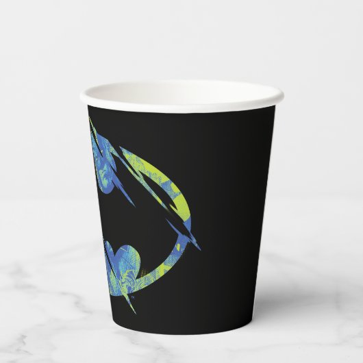 Electric Up Batman Symbol Pappbecher (Rückseite)