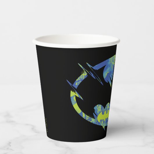 Electric Up Batman Symbol Pappbecher (Vorderseite)