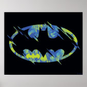 Electric Up Batman Symbol Poster (Vorne)
