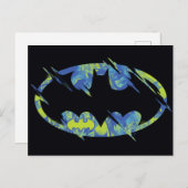 Electric Up Batman Symbol Postkarte (Vorne/Hinten)