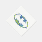 Electric Up Batman Symbol Serviette (Ecke)