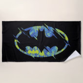 Electric Up Batman Symbol Strandtuch (Vorderseite)