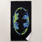 Electric Up Batman Symbol Strandtuch (Vorderseite)