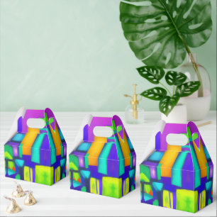 Electric Vibes Dreams Stilvolle Vintage Abstrakte Geschenkschachtel