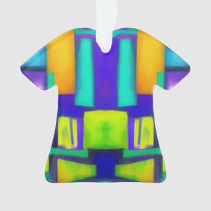 Electric Vibes Dreams Stilvolle Vintage Abstrakte Ornament