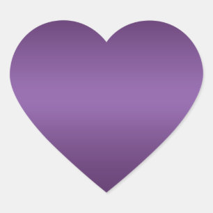 Electric Violet Heart Felt Weihnachtskleber Herz-Aufkleber