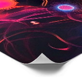 Electric Visionary: Nikola Teslas Blitz Poster (Ecke)