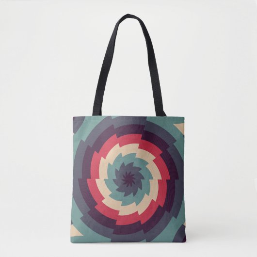 Electric Vortex Kaleidoskop Tasche (Vorderseite)