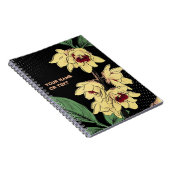 Electric Wintersweet: The Chimonanthus Pop-Art Notizblock (Rechte Seite)