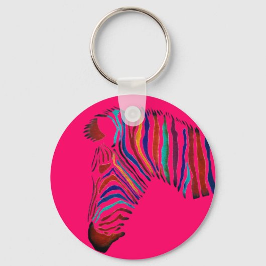 Electric Zebra. Schlüsselanhänger (Vorderseite)