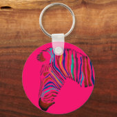 Electric Zebra. Schlüsselanhänger (Vorderseite)