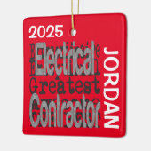 Electrical Contractor Extraordinaire CUSTOM Keramikornament (Links)