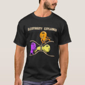 Electrical Diagram Electricity Explained Ohms Watt T-Shirt (Vorderseite)