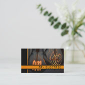 Electrical Electrician Business Card Visitenkarte (Stehend Vorderseite)