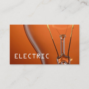 Electrical Electrician Electrical Business Card Visitenkarte