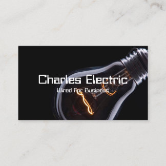 Electrical Electrician Electrical Business Card Visitenkarte