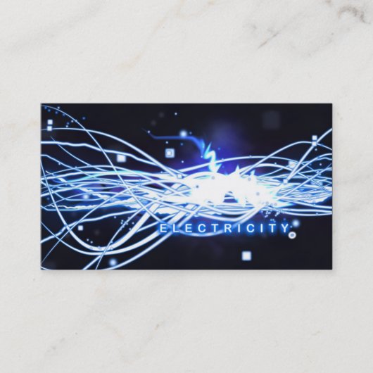 Electrical Electrician Electrical Business Card Visitenkarte (Vorderseite)