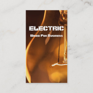 Electrical Electrician Electrical Business Card Visitenkarte