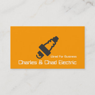 Electrical Electrician Electrical Business Card Visitenkarte