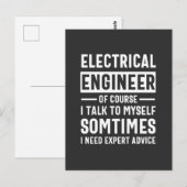 Electrical engineer postkarte (Vorne/Hinten)