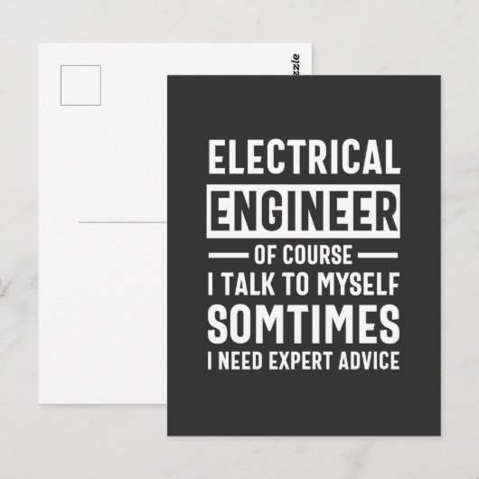 Electrical engineer postkarte (Vorne/Hinten)