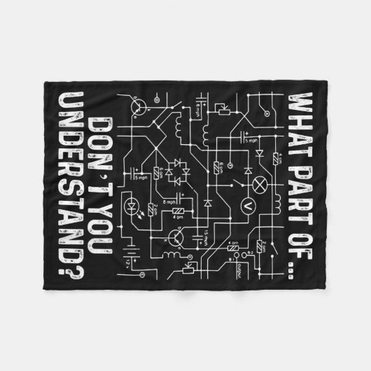 Electrical Engineering Electrical Engineer Men Fleecedecke (Vorderseite (Horizontal))