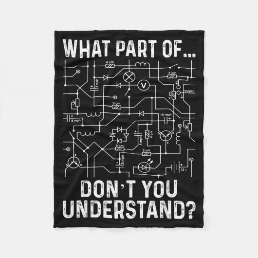 Electrical Engineering Electrical Engineer Men Fleecedecke (Vorderseite)