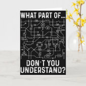 Electrical Engineering Electrical Engineer Men Karte (Gelbe Blume)