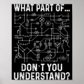 Electrical Engineering Electrical Engineer Men  Poster (Vorne)