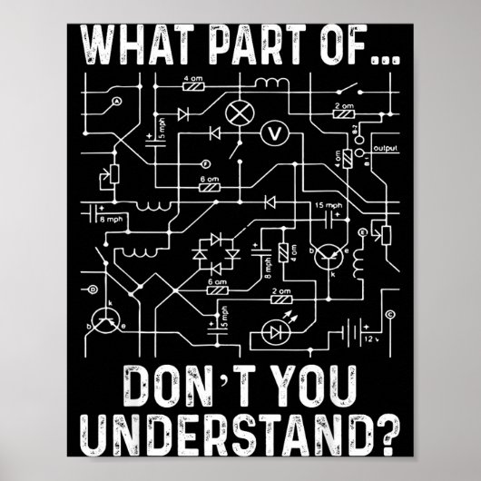 Electrical Engineering Electrical Engineer Men Poster (Vorne)