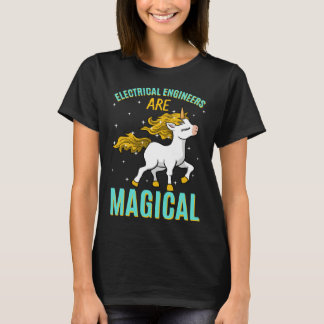 Electrical Engineers Are Magical Unicorn Job Engin T-Shirt