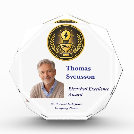 Electrical Excellence Professional Award Photo  Fotoblock (Vorderseite)