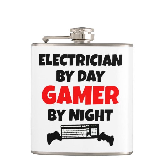 Electrical Gamer Flachmann (Vorderseite)