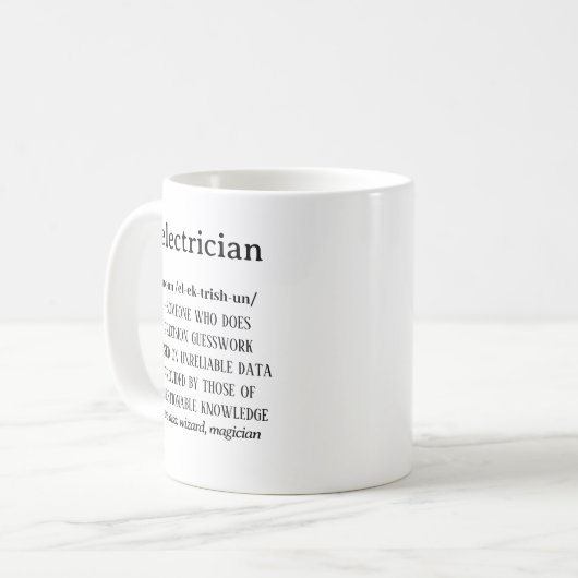 Electrical Gift Electrical Coffee Kaffeetasse (Vorderseite Links)