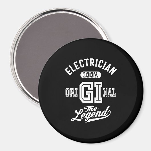 Electrical Job Title Gift Magnet (Vorderseite/Rückseite)