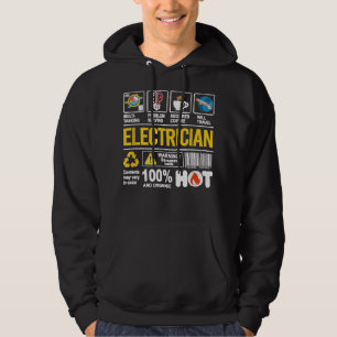 Electrical Multitasking Sarcasm Job Pride Proud E Hoodie