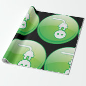 Electrical Plug Symbol Wrapping Paper Geschenkpapier (Ungerollt)