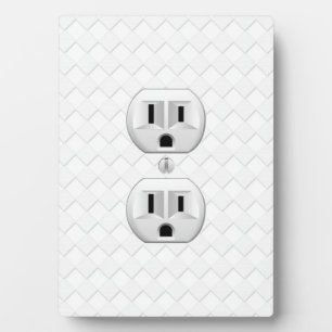 Electrical Plug Wall Outlet Fun Customize This Fotoplatte