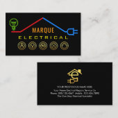 Electrical Rooftop Wiring Frame Visitenkarte (Vorne/Hinten)