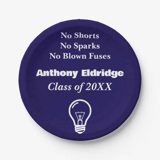 Electrical Technology Graduation Pappteller (Vorderseite)