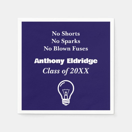 Electrical Technology Graduation Serviette (Vorderseite)