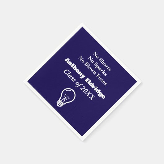 Electrical Technology Graduation Serviette (Ecke)